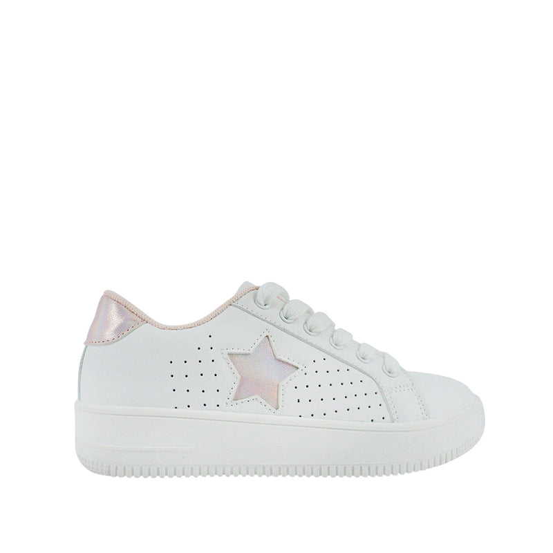 Tenis Taty para niña color blanco