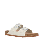 Sandalias flats Mirka para mujer color hueso