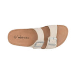 Sandalias flats Mirka para mujer color hueso