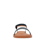 Sandalias flats Maribel  para mujer color negro