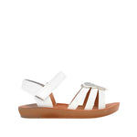 Sandalias Ivette para infante color blanco