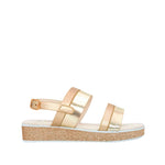 Sandalias Nataly para niña color dorado