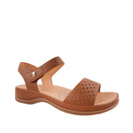 Sandalias flats Lana para mujer color tan