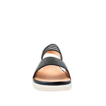 Sandalias flats Noel para mujer color negro