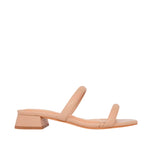 Sandalias de tacón Brie para mujer color nude