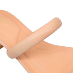 Sandalias de tacón Brie para mujer color nude