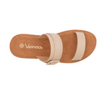 Sandalias flats Pamela hueso para mujer