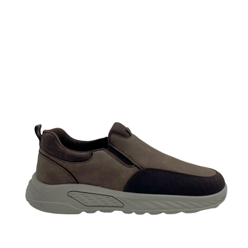 Casuales slip on Mido para hombre color café