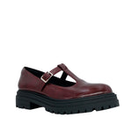 Mocasines Alberta para mujer color vino