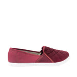 Zapatillas Quil para mujer color burgundy