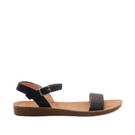Sandalias flats Ana para mujer color negro