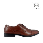 Zapatos de vestir Bran para hombre color tan