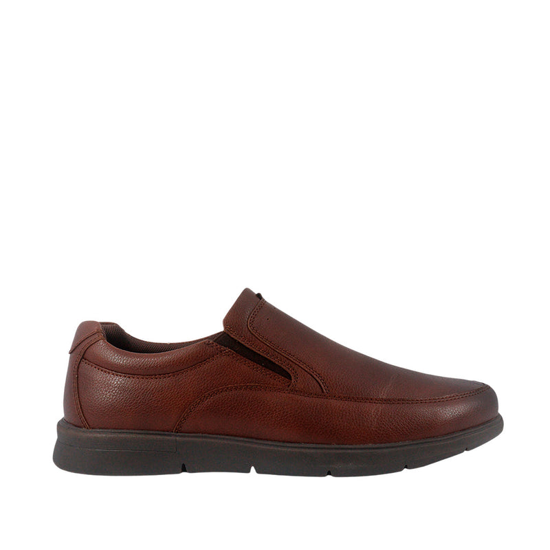 Zapatos casuales Brant para hombre color café