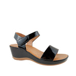 Sandalias Salome para mujer color negro