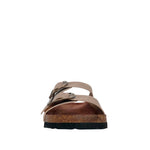 Sandalias flats Mirka para mujer color taupe