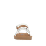 Sandalias flats Sarita para niña color blanco