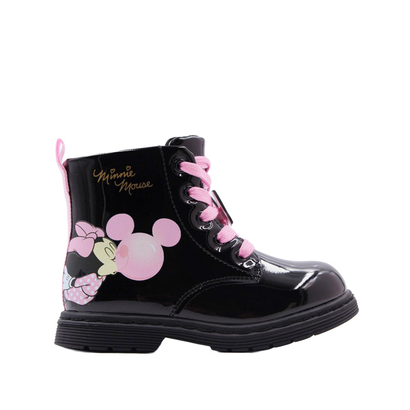 Botas Minnie para niña color negro