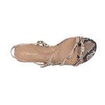 Sandalias de tacón Mel para mujer color gris