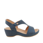 Sandalias de cuña Roxy para mujer color navy