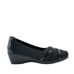 Cuñas Mary para mujer color negro