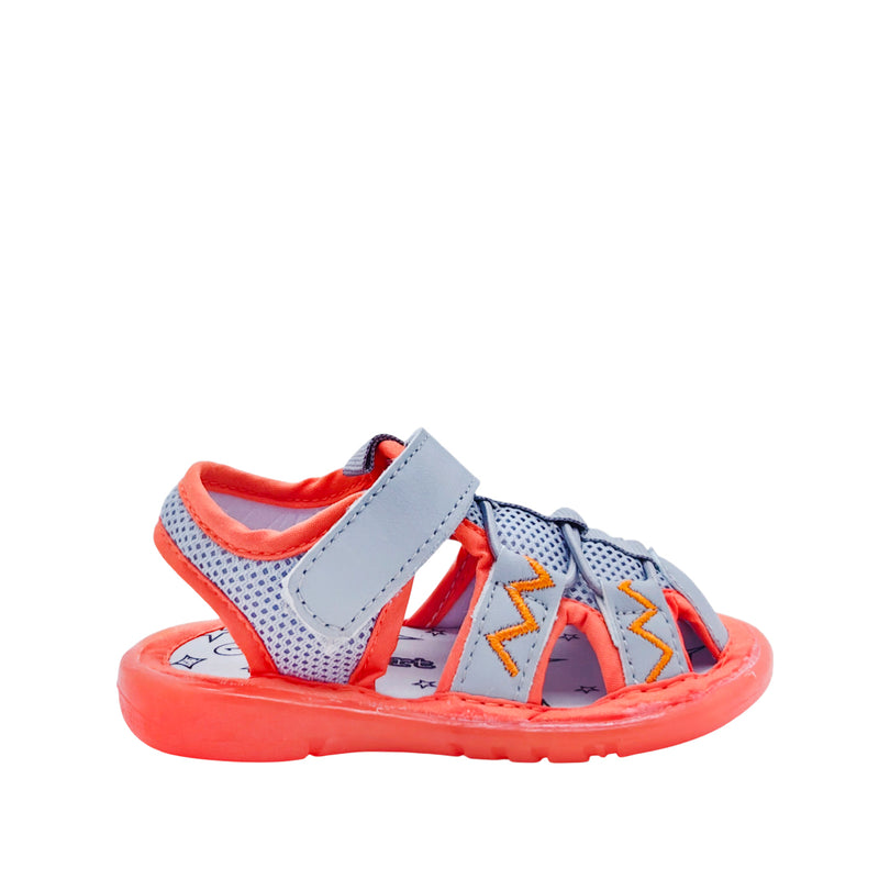 Sandalias Donald para infante color gris