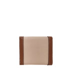 Billetera Hellen para mujer color camel y beige