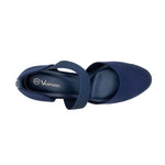 Cuña Nantha para mujer color navy