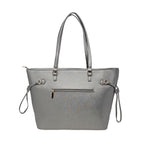 Cartera tote Belinda para mujer color gris