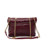 Cartera crossbody Katie para mujer color vino