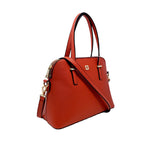 Cartera satchel Paola para mujer color rojo