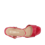 Sandalias de tacón West para mujer color rojo