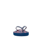 Sandalias Flats Carla para niña color navy