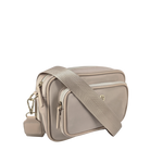 Cartera crossbody Adelie para mujer color beige
