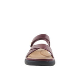 Sandalias Rosalia para mujer color vino