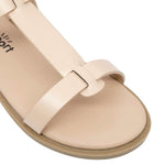 Sandalias flats Tammy para niña color nude