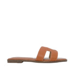 Sandalias Flats Lucia para mujer color café