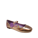 Ballerinas Sirenita para niña color oro rosa