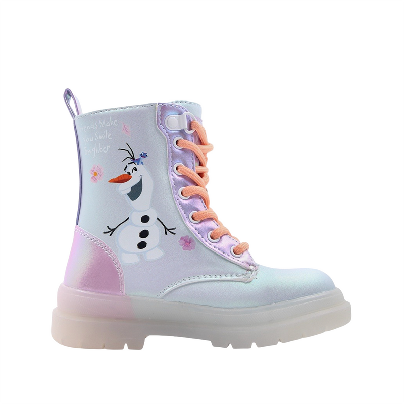 Botas Frozen para niña color celeste