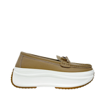 Mocasines Tammy para mujer color taupe