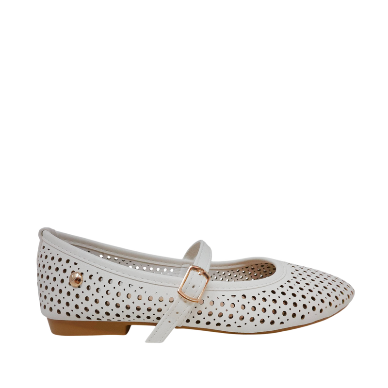 Ballerinas Sylvie para mujer color blanco