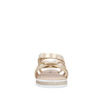 Sandalias flats Dilia para infante color dorado