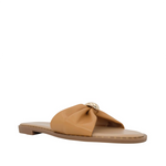 Sandalias flats Aura para mujer color nude