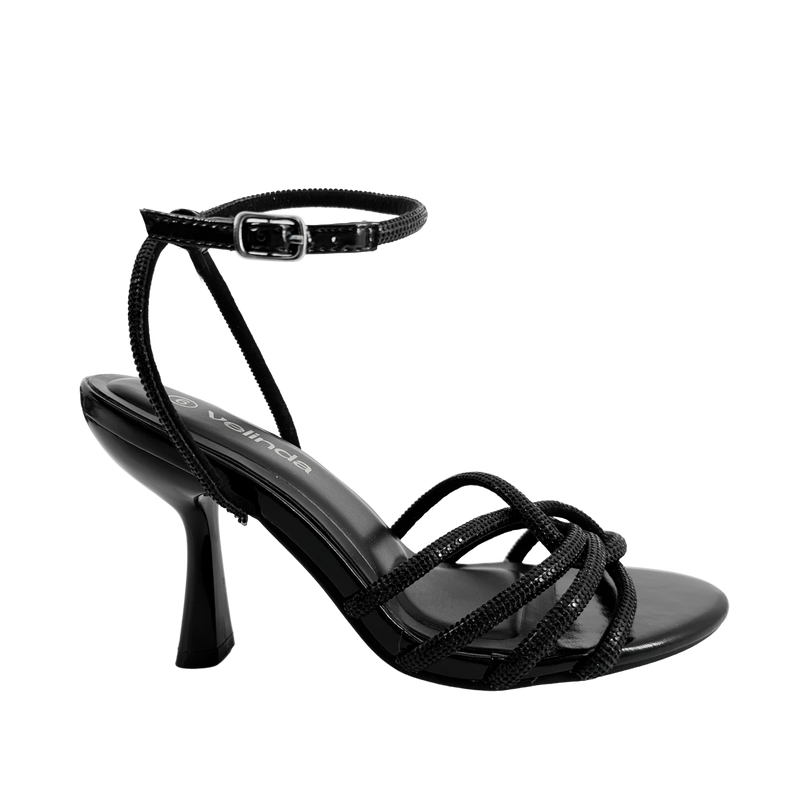 Sandalias de tacón Mia para mujer color negro