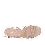 Sandalias de tacón Kiara para mujer color taupe