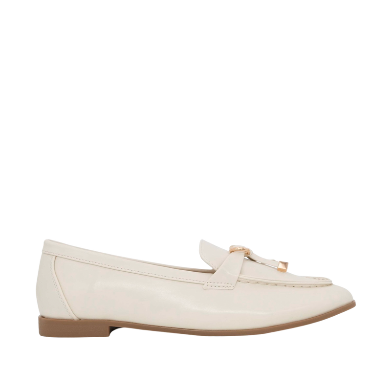 Mocasines Nadia para mujer color hueso