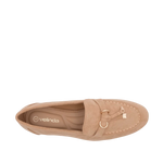 Mocasines Nadia para mujer color beige