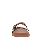 Sandalias flats Soho para mujer color tan