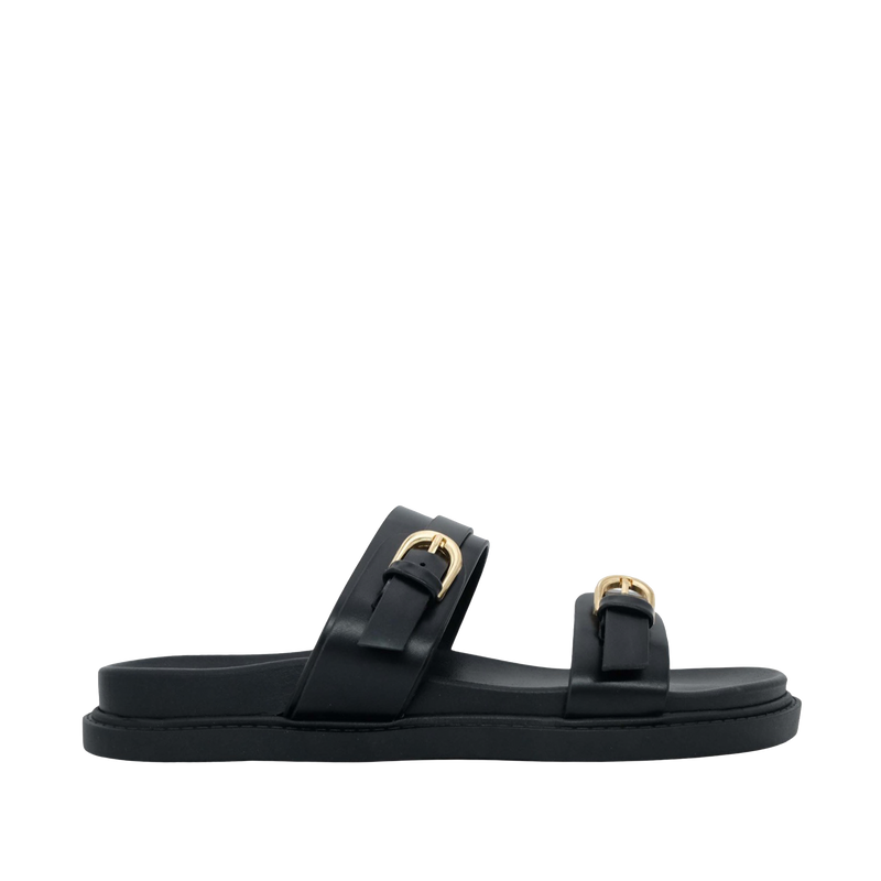 Sandalias flats Soho para mujer color negro
