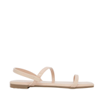 Sandalias flats Kristel para mujer color blush