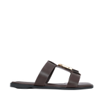 Sandalias flats Ipa para mujer color marrón